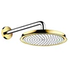Image de hansgrohe Raindance Classic Douche de tête 240 1 jet avec bras de douche, aspect chromé/or, 27424090