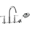 Image de hansgrohe Kit de montage Axor Montreux 4-L-BW-Rand-Arm., avec levier, nickel brossé