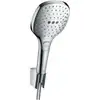 Image de hansgrohe Support Raindance Select E 120 tête 120 mm, 3 jets, tuyau 1250 mm, chrome