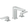 Image de hansgrohe Mitigeur lavabo 3 trous 110 Metropol m HG, vidage poussoir, bec 132 mm, chromé