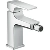 Image de hansgrohe Mitigeur monocommande bidet Metropol m HG, poussoir, bec 129 mm, chrome
