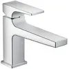 Image de hansgrohe Metropol Mitigeur de lavabo 100 CoolStart poignée manette bec long, bonde Push-Open, chromé, 32503000
