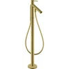 Image de hansgrohe Mitigeur monocommande baignoire Axor Starck A 156 mm, sol, avec poignée à broche, brossé