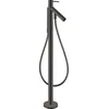 Image de Hansgrohe Axor Starck Mitigeur monocommande de baignoire au sol DN15, Coloris: Chrome noir brossé