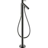 Image de hansgrohe Mitigeur baignoire monocommande Axor Starck A 156 mm, sol, avec poignée à goupille, bleu poli