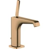 Image de hansgrohe Mitigeur lavabo monocommande 130 Axor Citterio E A 143mm, avec poignée à goupille, tirette, chrome brillant