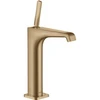 Image de hansgrohe Mitigeur monocommande lavabo 190 Axor Citterio E A 143 mm, avec poignée à ergot, sans vidage, bronze