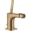 Image de hansgrohe Mitigeur monocommande bidet Axor Citterio E A 114 mm, avec poignée à goupille, tirette d'évacuation, chromé