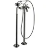 Image de hansgrohe AXOR Montreux Mélangeur bain 2 poignées sur pieds AXOR Montreux, 16547330, Couleur: Polished Black Chrome