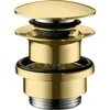 Image de hansgrohe Garniture de vidage Push-op, pour lavabo et bidet, optique or poli