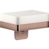 Image de hansgrohe Axor Distributeur de lotion universel avec tablette, verre, or rouge poli