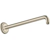 Image de hansgrohe Bras de douche 389 mm, 90° oscillant, montage mural, nickel brossé