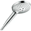 Image de hansgrohe Douchette EcoSmart Axor, 120 mm, 3 jets, chrome, alimentation interne