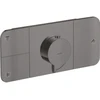 Image de hansgrohe Axor One Ensemble de montage Thermostat encastré, 3 sorties, brossé bleu