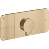 Image de hansgrohe AXOR Starck Un module thermostat encastré pour 3 consommateurs, 45713140, Couleur: Brushed Bronze
