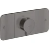 Image de hansgrohe Axor One Set de montage complet mitigeur thermostatique encastré, 2 sorties, brossé bleu vc
