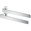 Image de hansgrohe Porte-serviettes Axor universel 409 mm, 2 bras, pivotant, aspect inox