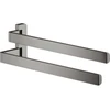 Image de hansgrohe Axor porte-serviettes universel 409 mm, 2 bras, pivotant, chrome poli bleu