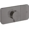 Image de hansgrohe AXOR Starck Un module thermostat encastré pour 1 consommateur, 45711340, Couleur: Brushed Black Chrome