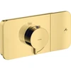 Image de hansgrohe Set de montage Axor One thermostat encastré, 1 voie, or poli optic