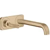 Image de hansgrohe AXOR Citterio E Mitigeur monocommande de lavabo encastré avec plaque pour montage mural, 36114140, Couleur: Brushed Bronze