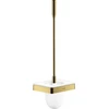 Image de hansgrohe Axor Ensemble brosse WC universel fixation murale, or poli