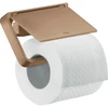 Image de hansgrohe Porte-papier Axor universel avec couvercle, métal, or rouge brossé