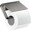 Image de hansgrohe Axor Porte-papier universel avec couvercle, métal, chrome noir poli