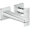 Image de hansgrohe Metropol Mitigeur de lavabo encastré mural, bec 225mm, poignée manette, bonde à écoulement libre, chromé, 32526000