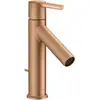 Image de hansgrohe Mitigeur monocommande lavabo 100 Axor Starck A 103mm, m HG, tirette, brossé bronze