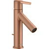 Image de hansgrohe Axor Starck A Mitigeur lavabo mono-commande 103 mm, m HG, tirette, brossé or rouge