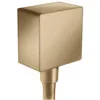 Image de hansgrohe FixFit Coude de raccordement Square, bronze brossé, 26455140