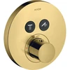 Image de hansgrohe Kit de montage complet ShowerSelect UP-THM, 2 sorties, rond, or poli