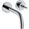 Image de hansgrohe Axor Uno Ensemble de montage complet Mitigeur lavabo encastré, poignée à broche, rosé, H 165 mm, b ni