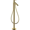 Image de hansgrohe Mitigeur monocommande baignoire Axor Starck A 156 mm, sol, avec poignée à broche, finition poli brillant