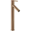 Image de hansgrohe Mitigeur lavabo monocommande 250 Axor Starck A 107 mm, m HG, sans vidage, brossé or rouge