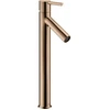 Image de hansgrohe Mitigeur lavabo monocommande 250 Axor Starck A 107 mm, m HG, sans vidage, poli or rouge
