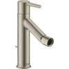 Image de hansgrohe Mélangeur monocommande bidet Axor Starck A 104 mm, m HG, tirette, inox brossé