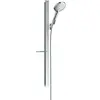 Image de hansgrohe Raindance Select S Ensemble de douche 120 3 jet EcoSmart 9 l/min avec barre Unica'E 90 cm et porte-savon, chromé, 27649000