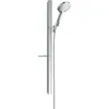 Image de hansgrohe Raindance Select S Set de douche 120 3 jet avec barre Unica'E 90 cm et porte-savon, chromé, 27648000