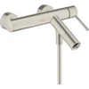 Image de hansgrohe Mitigeur monocommande baignoire Axor Starck AP, A 200 mm, avec poignée à broche, aspect acier inoxydable