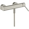 Image de hansgrohe Mitigeur monocommande Axor Starck AP, avec poignée à broche, 1 jet, aspect acier inoxydable