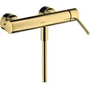 Image de hansgrohe Mitigeur monocommande Axor Starck AP, avec poignée à broche, 1 jet, poli or optique