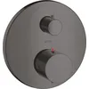 Image de hansgrohe AXOR Starck Thermostat encastré avec robinet d'arrêt, 10700340, Couleur: Brushed Black Chrome