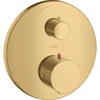 Image de hansgrohe Axor Starck Set de montage prêt à poser UP-THM, avec robinet d'arrêt, or brossé