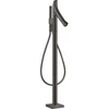 Image de hansgrohe Set complet Axor Starck Organic Thermostat baignoire, A 175 mm, sol, brossé bleu vc