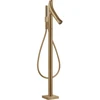 Image de hansgrohe Axor Starck Organic Set complet Mitigeur thermostatique baignoire, A 175 mm, sur pied, bronze brossé