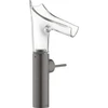 Image de hansgrohe Mitigeur monocommande lavabo Axor Starck V 220 mm verre, sans garniture, brossé bleu vc
