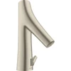 Image de hansgrohe Mitigeur lavabo électronique Axor Starck Organic avec régulation température, batterie, inox brossé