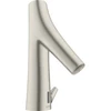 Image de hansgrohe Mitigeur lavabo électronique Axor Starck Organic avec régulation temp., batt., inox optique